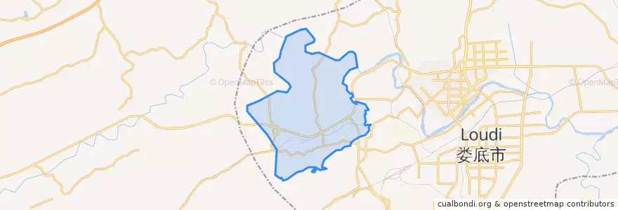 Mapa de ubicacion de Shijing.