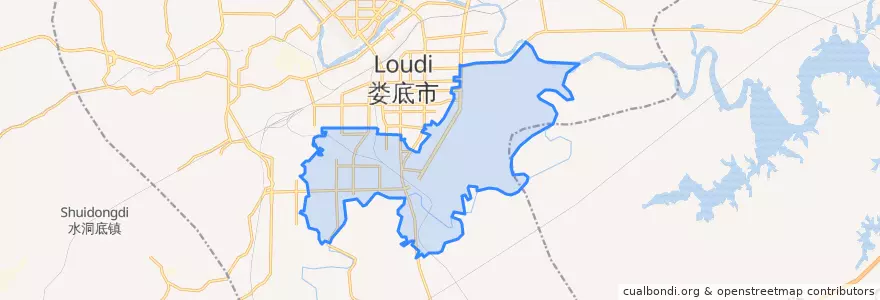Mapa de ubicacion de 大科街道.