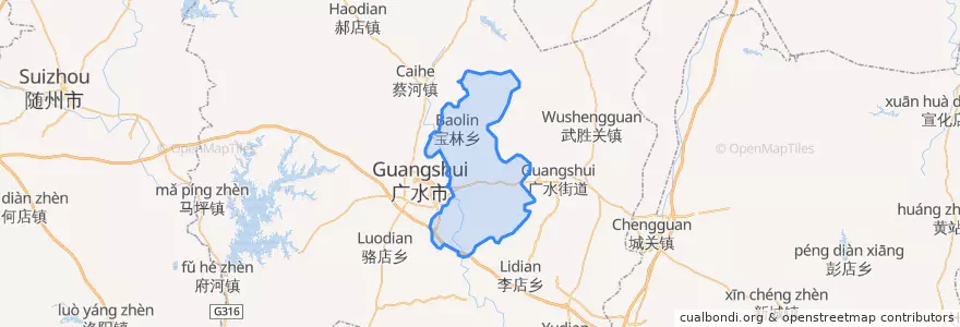 Mapa de ubicacion de 十里街道.