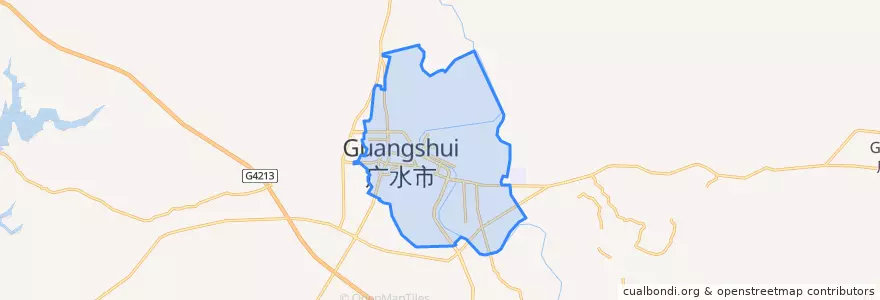 Mapa de ubicacion de 应山街道.
