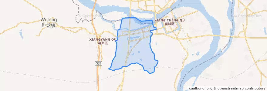 Mapa de ubicacion de Tanxi Subdistrict.