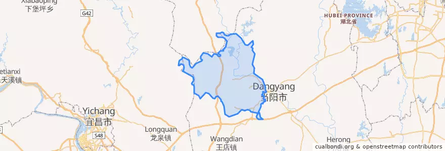 Mapa de ubicacion de 玉泉街道.