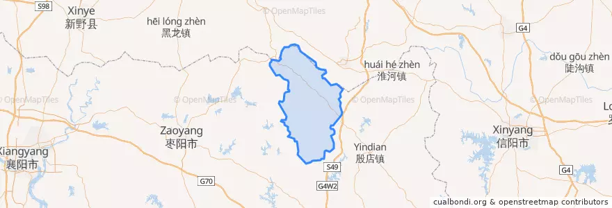 Mapa de ubicacion de Wanhe.