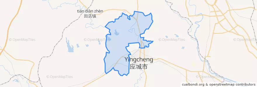 Mapa de ubicacion de 城北.