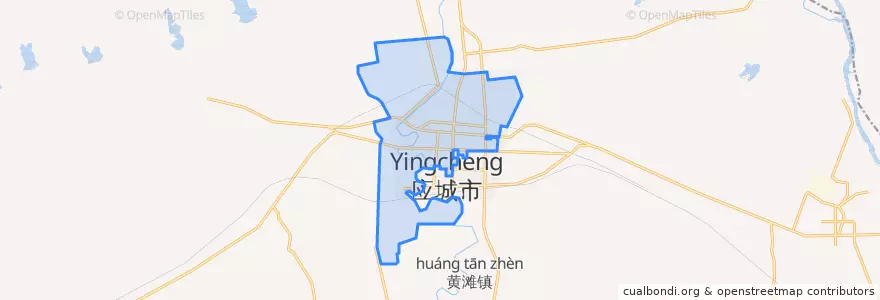 Mapa de ubicacion de Chengzhong Subdistrict.