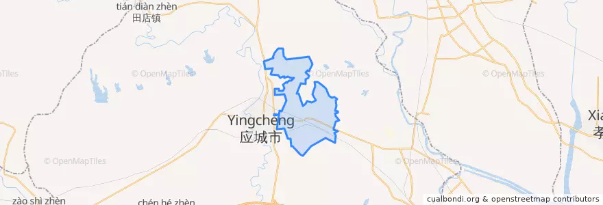 Mapa de ubicacion de 四里棚街道.