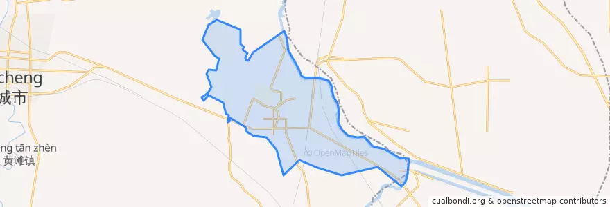 Mapa de ubicacion de Dongmafang Subdistrict.