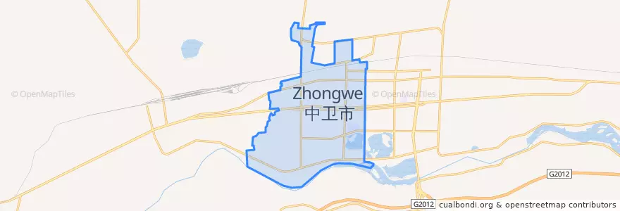 Mapa de ubicacion de 滨河镇.
