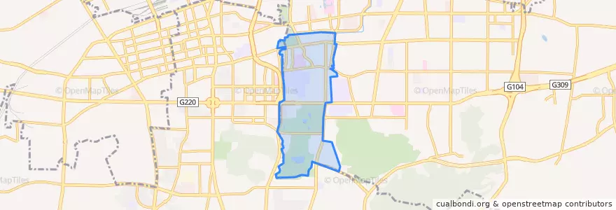 Mapa de ubicacion de 趵突泉街道.