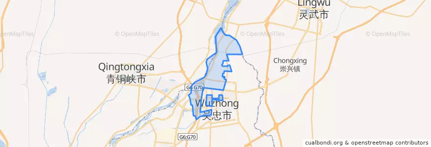 Mapa de ubicacion de 古城镇.