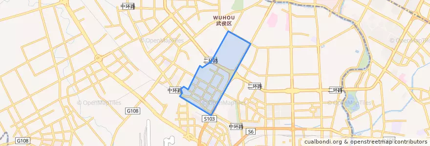 Mapa de ubicacion de Xiaojiahe.