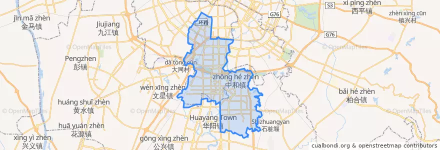 Mapa de ubicacion de Hi-Tech South Zone.