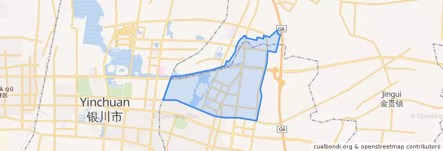 Mapa de ubicacion de Lijingjie Subdistrict.