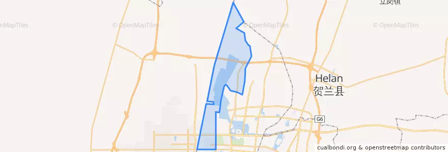 Mapa de ubicacion de Manchengbeijie Subdistrict.