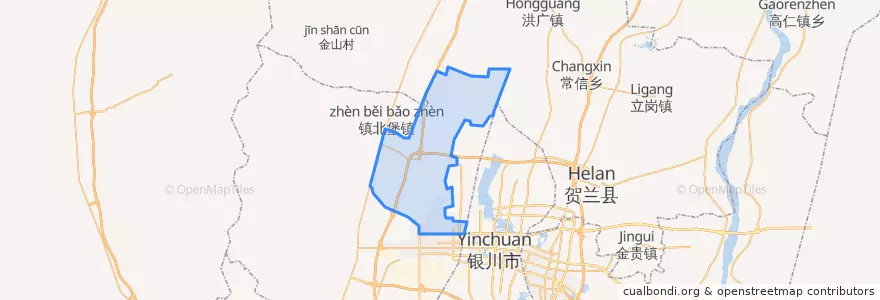 Mapa de ubicacion de Huaiyuanlu Subdistrict.