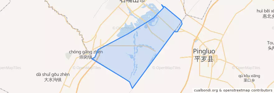 Mapa de ubicacion de 星海镇.