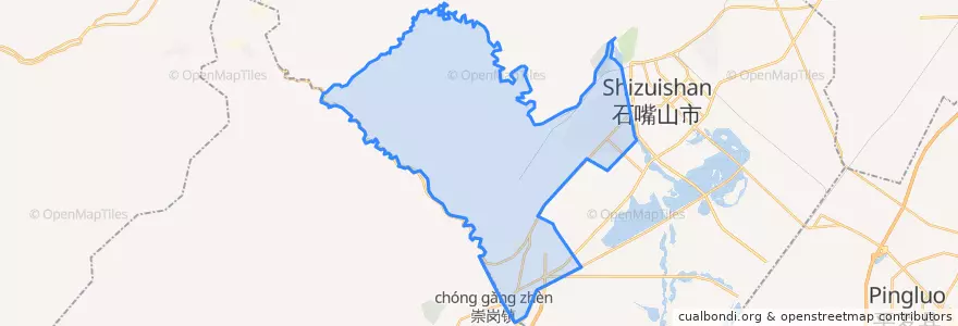 Mapa de ubicacion de 长胜街道.