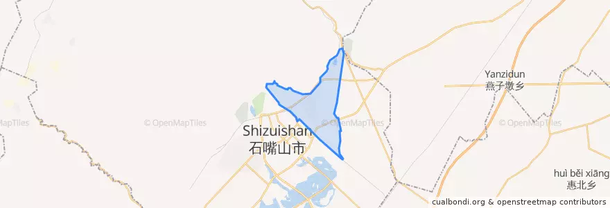 Mapa de ubicacion de 长兴街道.