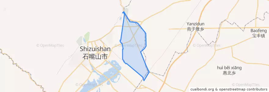 Mapa de ubicacion de 沟口街道.