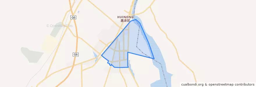 Mapa de ubicacion de 园艺镇.