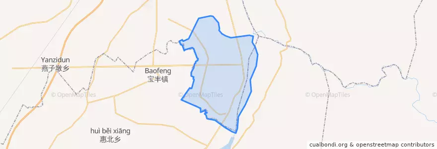Mapa de ubicacion de 礼和乡.