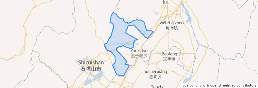 Mapa de ubicacion de 简泉农场.