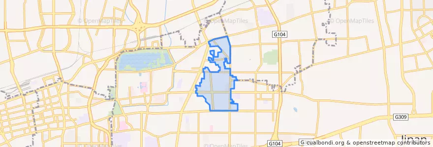 Mapa de ubicacion de 建筑新村街道.
