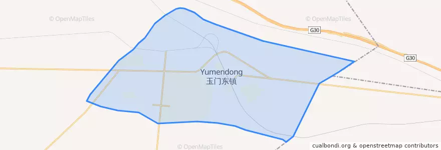 Mapa de ubicacion de 东镇.