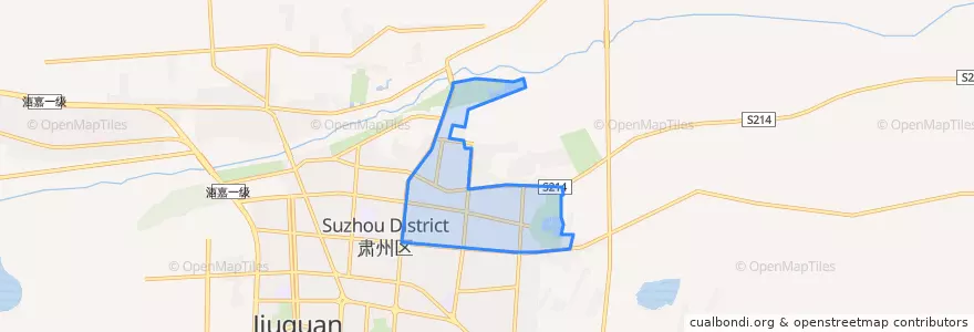 Mapa de ubicacion de 东北街街道.