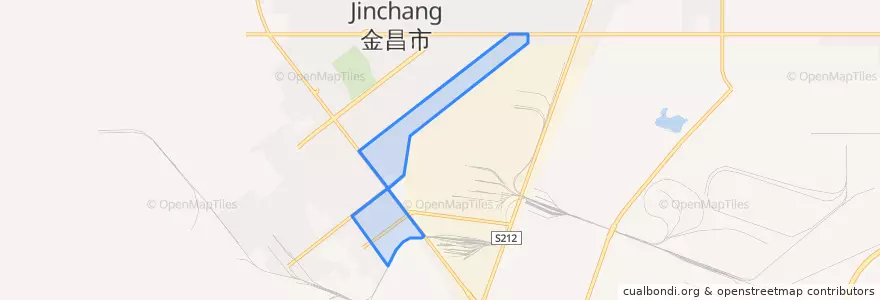 Mapa de ubicacion de Beijinglu Subdistrict.