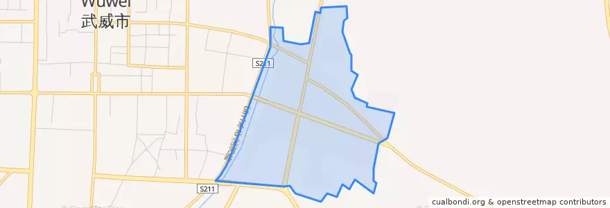 Mapa de ubicacion de Ronghuajie Subdistrict.