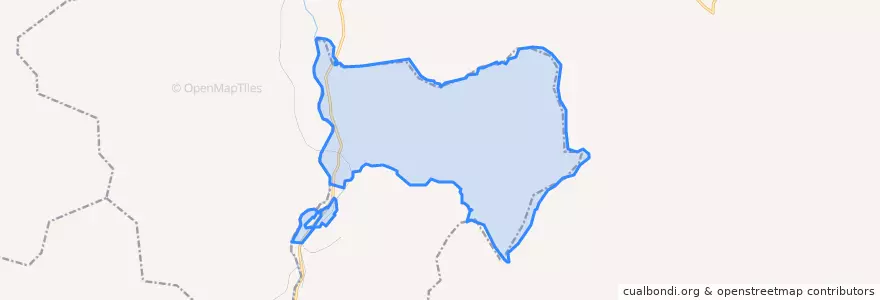 Mapa de ubicacion de Yaojie Subdistrict.