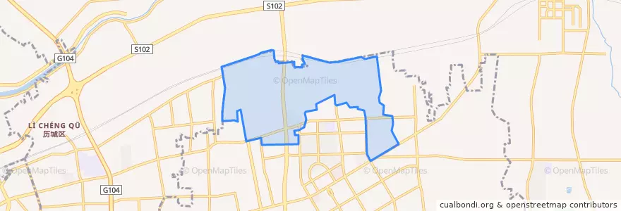 Mapa de ubicacion de 智远街道.