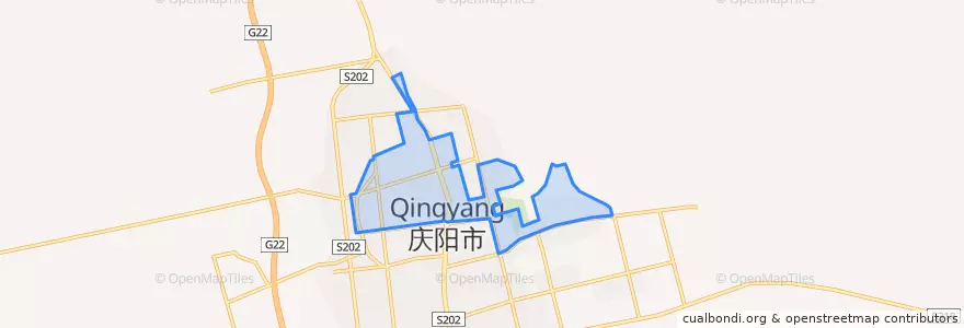 Mapa de ubicacion de Beijie Subdistrict.