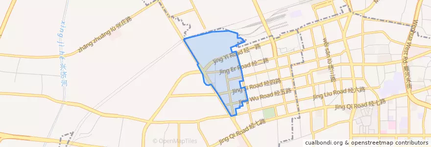 Mapa de ubicacion de 西市场街道.