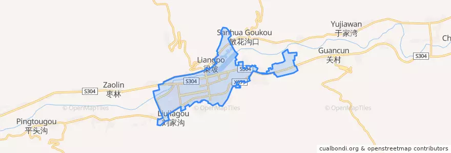 Mapa de ubicacion de 锦屏镇.