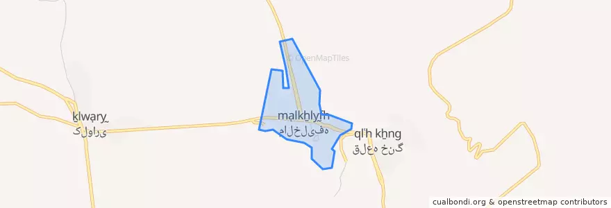 Mapa de ubicacion de مال خلیفه.