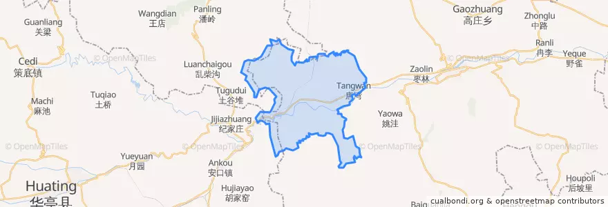 Mapa de ubicacion de Tongcheng Industrial Area.