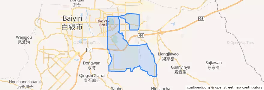 Mapa de ubicacion de 公园路街道.