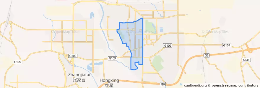 Mapa de ubicacion de 人民路街道.