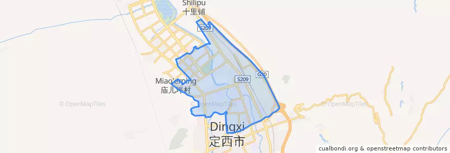 Mapa de ubicacion de 中华路.