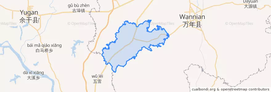 Mapa de ubicacion de 青云镇.