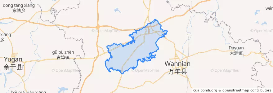 Mapa de ubicacion de 汪家乡.