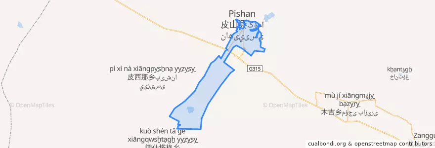 Mapa de ubicacion de 固玛镇.