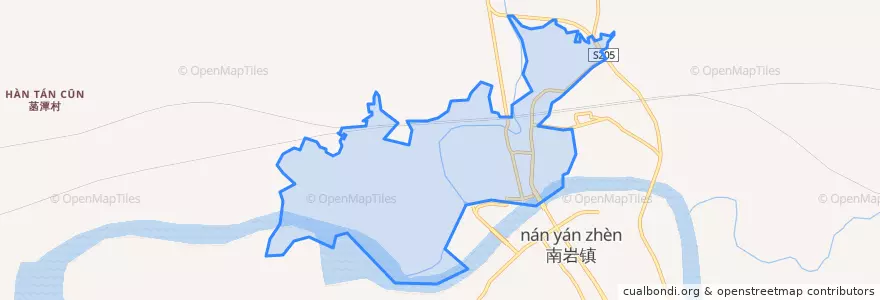 Mapa de ubicacion de 弋江镇.