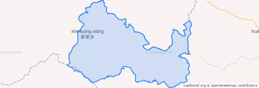 Mapa de ubicacion de 新篁办事处.
