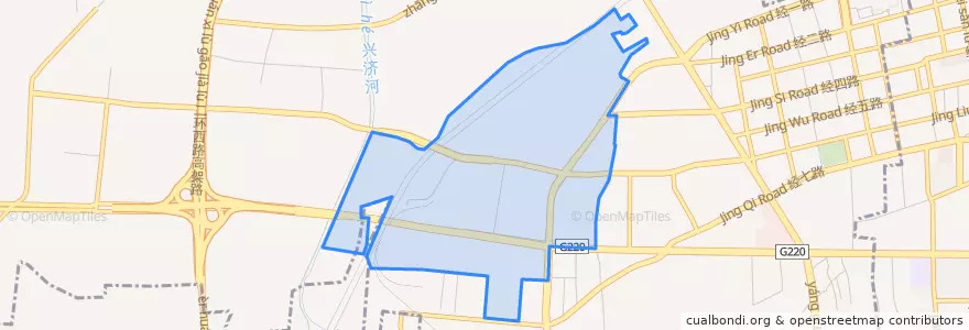 Mapa de ubicacion de 营市街街道.
