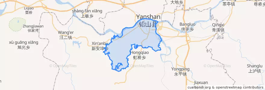 Mapa de ubicacion de 河口镇.
