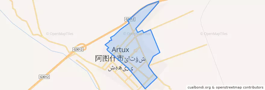 Mapa de ubicacion de 光明路街道.