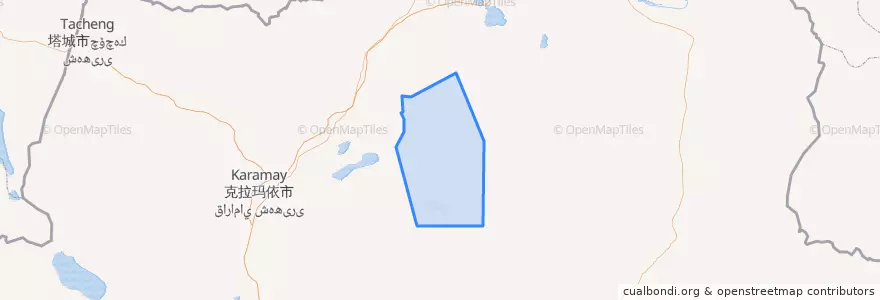 Mapa de ubicacion de 查和特乡.